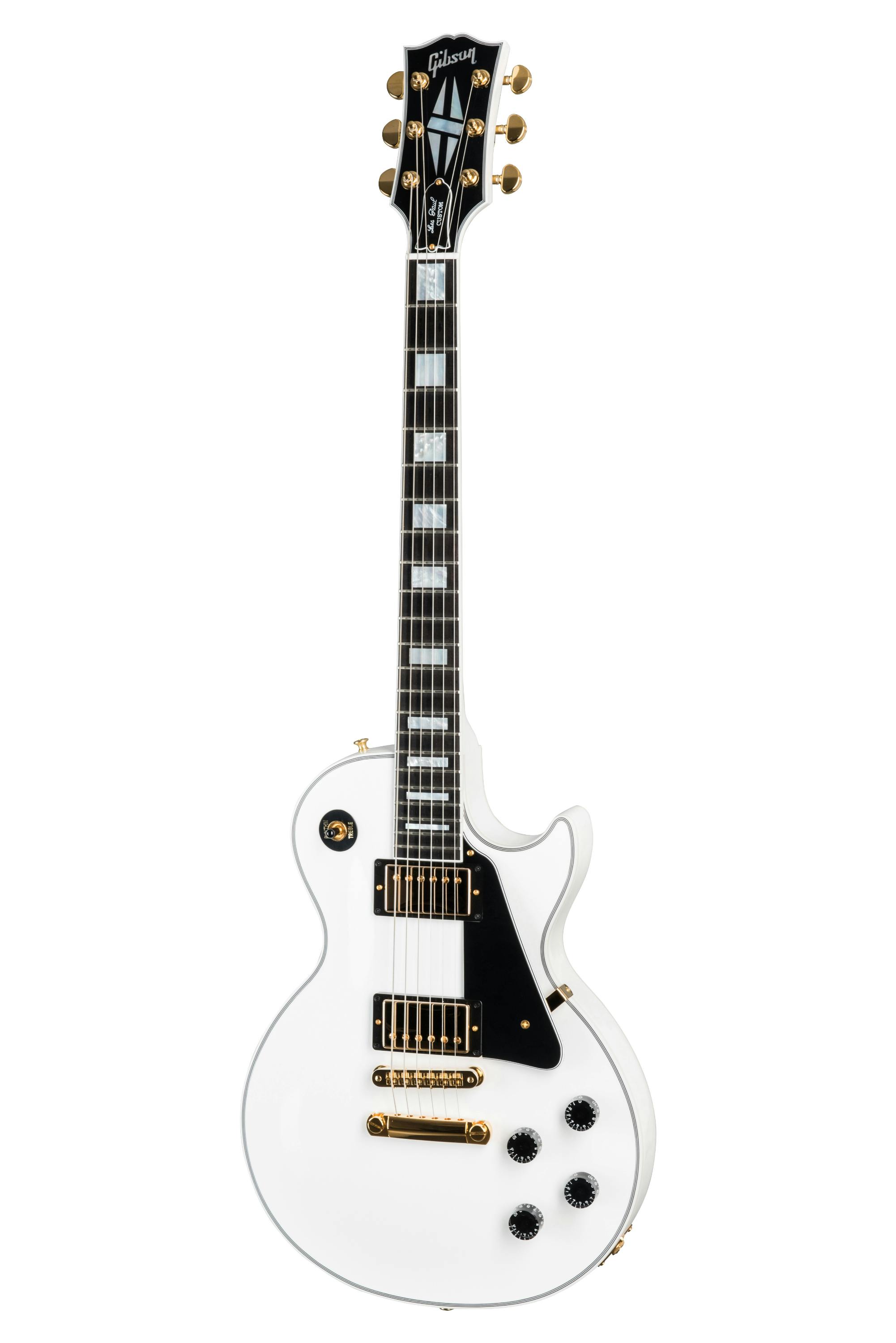 Gibson Custom Shop Les Paul Custom In Alpine White Andertons Music Co