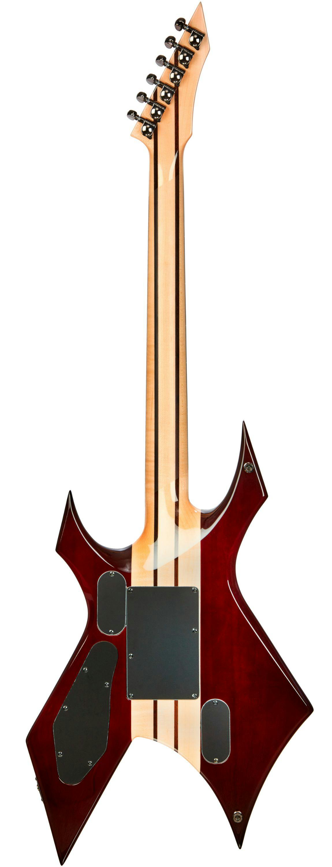 Bc Rich Extreme Series Warlock Exotic Electric Guitar With Floyd Rose In Black Cherry