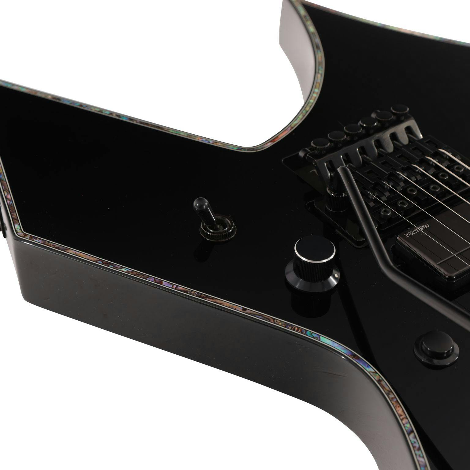 Bc Rich Extreme Series Warlock Electric Guitar With Floyd Rose In Black Onyx Andertons Music Co