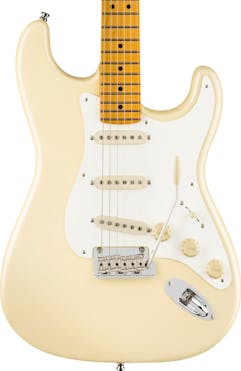 Fender Lincoln Brewster Stratocaster in Olympic Pearl