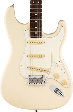 Fender Jeff Beck Artist Series Stratocaster Electric Guitar in Olympic White
