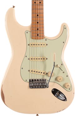Fender FSR Vintera Road Worn '70s Stratocaster Electric Guitar in Olympic White