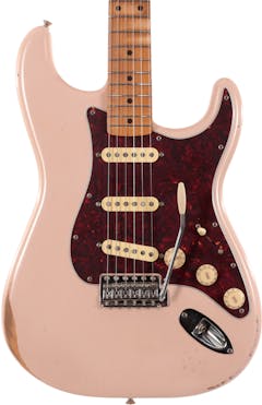Fender FSR Vintera Road Worn '60s Stratocaster Electric Guitar in Shell Pink