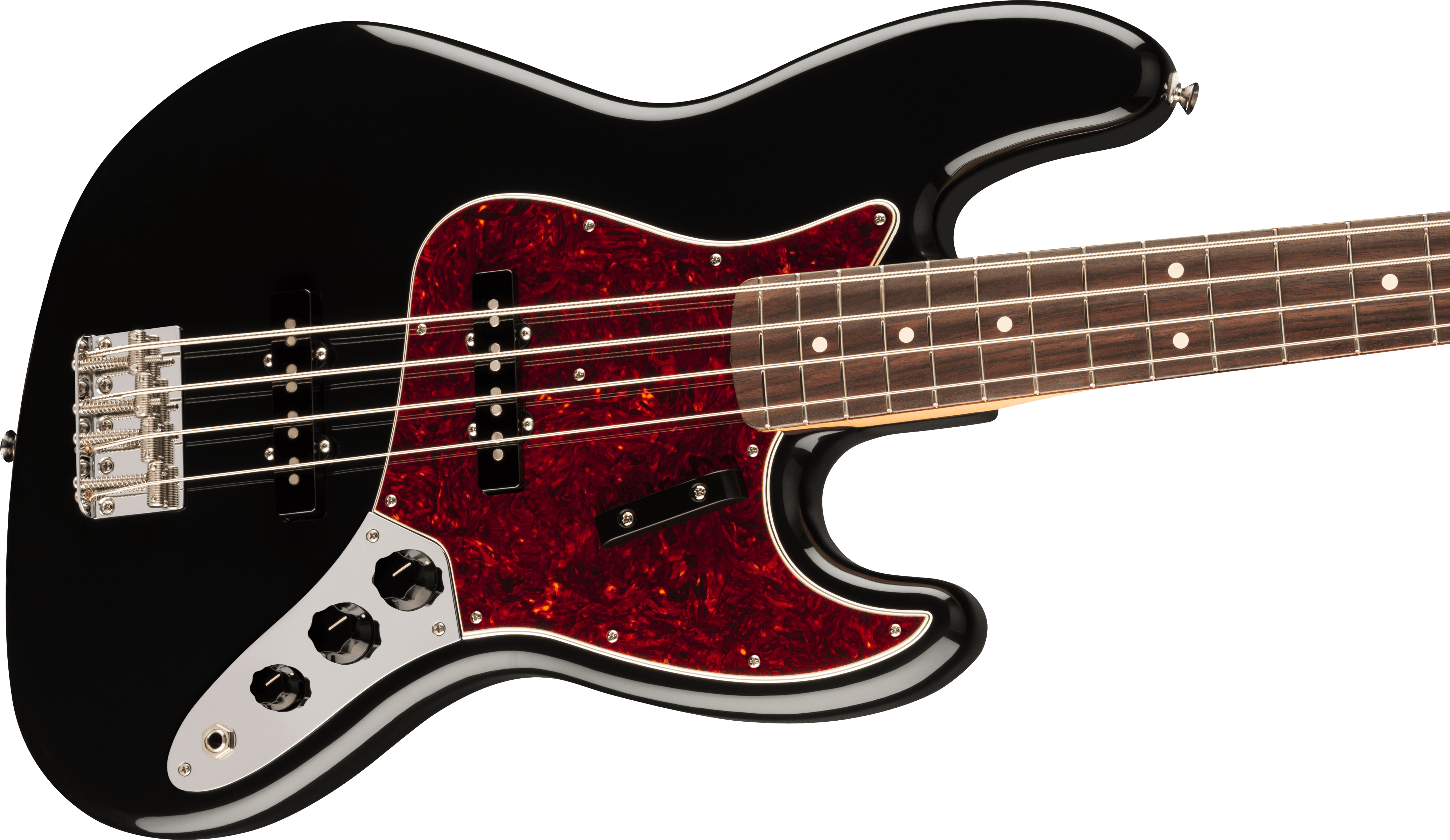 Fender Vintera II '60s Jazz Bass in Black - Andertons Music Co.