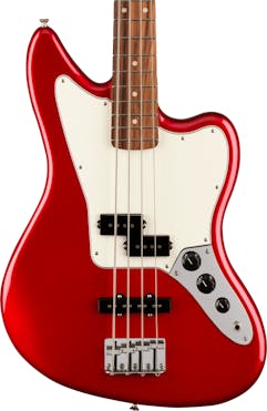 Fender Player Jaguar Bass Guitar in Candy Apple Red