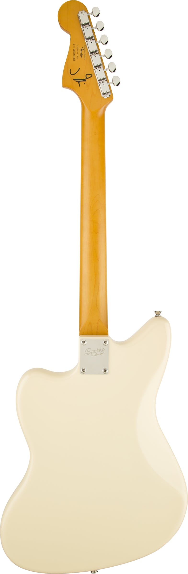 Squier J Mascis Signature Jazzmaster Electric Guitar in Vintage White with  Gold Anodized Pickguard - Andertons Music Co.