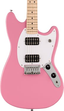 Squier Sonic Mustang HH Electric Guitar in Flash Pink