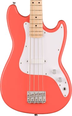 Squier Sonic Bronco Bass Guitar in Tahitian Coral