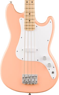 FSR Squier Sonic Bronco Bass Guitar in Shell Pink