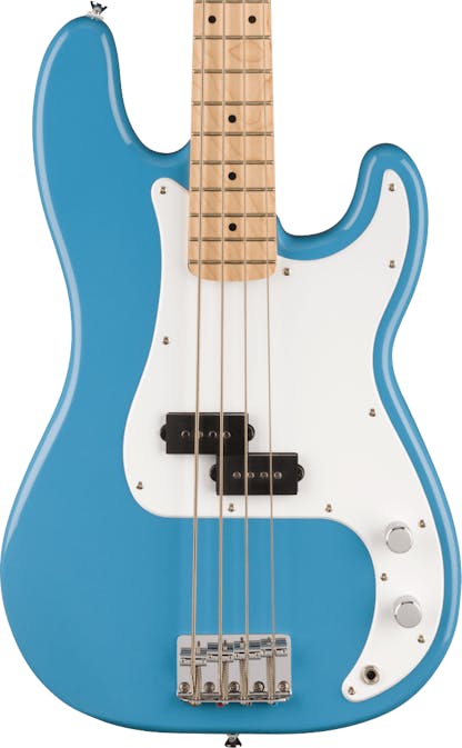 Squier Sonic Precision Bass Guitar in California Blue - Andertons 