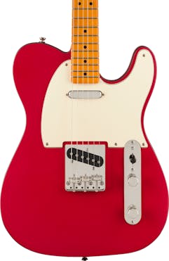 Squier Limited Edition Classic Vibe 60s Custom Telecaster Electric Guitar in Satin Dakota Red