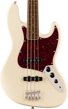Squier Limited Edition Classic Vibe Mid-60s Jazz Bass in Olympic White