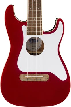 Fender Fullerton Stratocaster Ukulele in Candy Apple Red