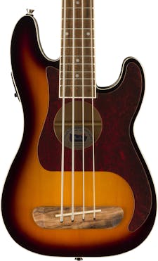 Fender Fullerton Precision Bass Ukulele in 3-Colour Sunburst