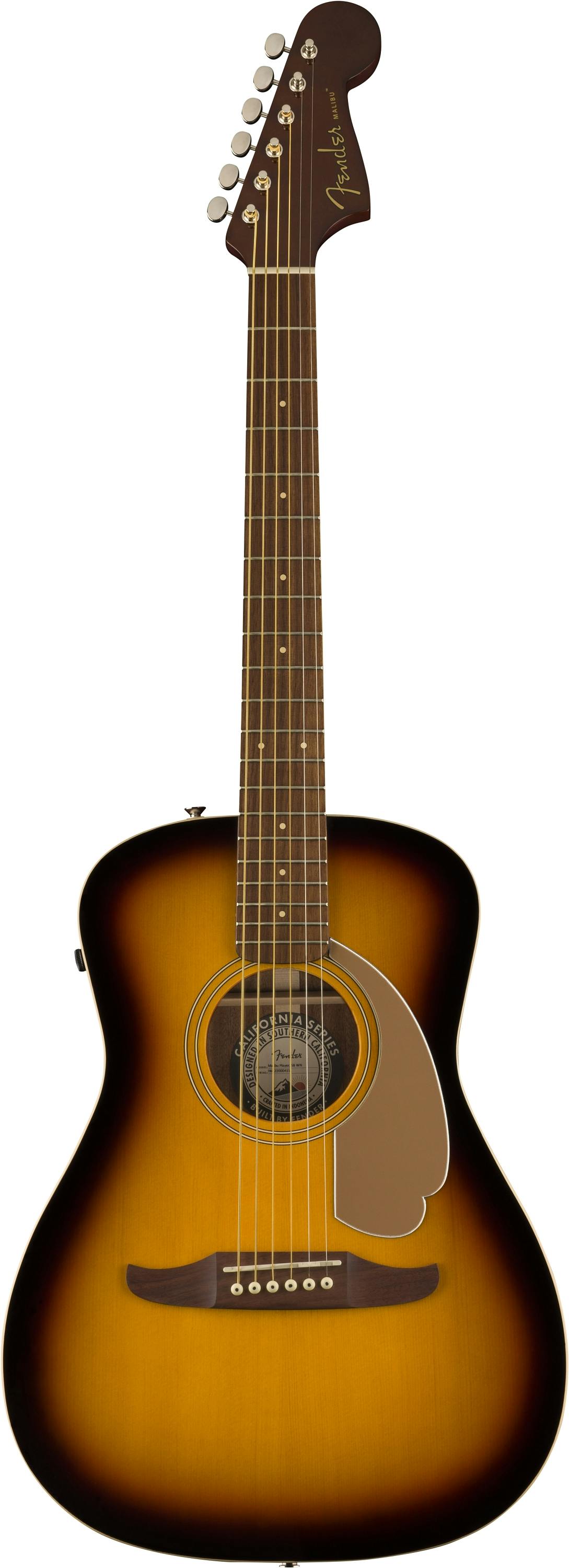 Fender Malibu Player Electro Acoustic Guitar in Sunburst - Andertons Music  Co.