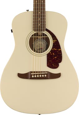 Fender Malibu Player Electro Acoustic Guitar in Olympic White