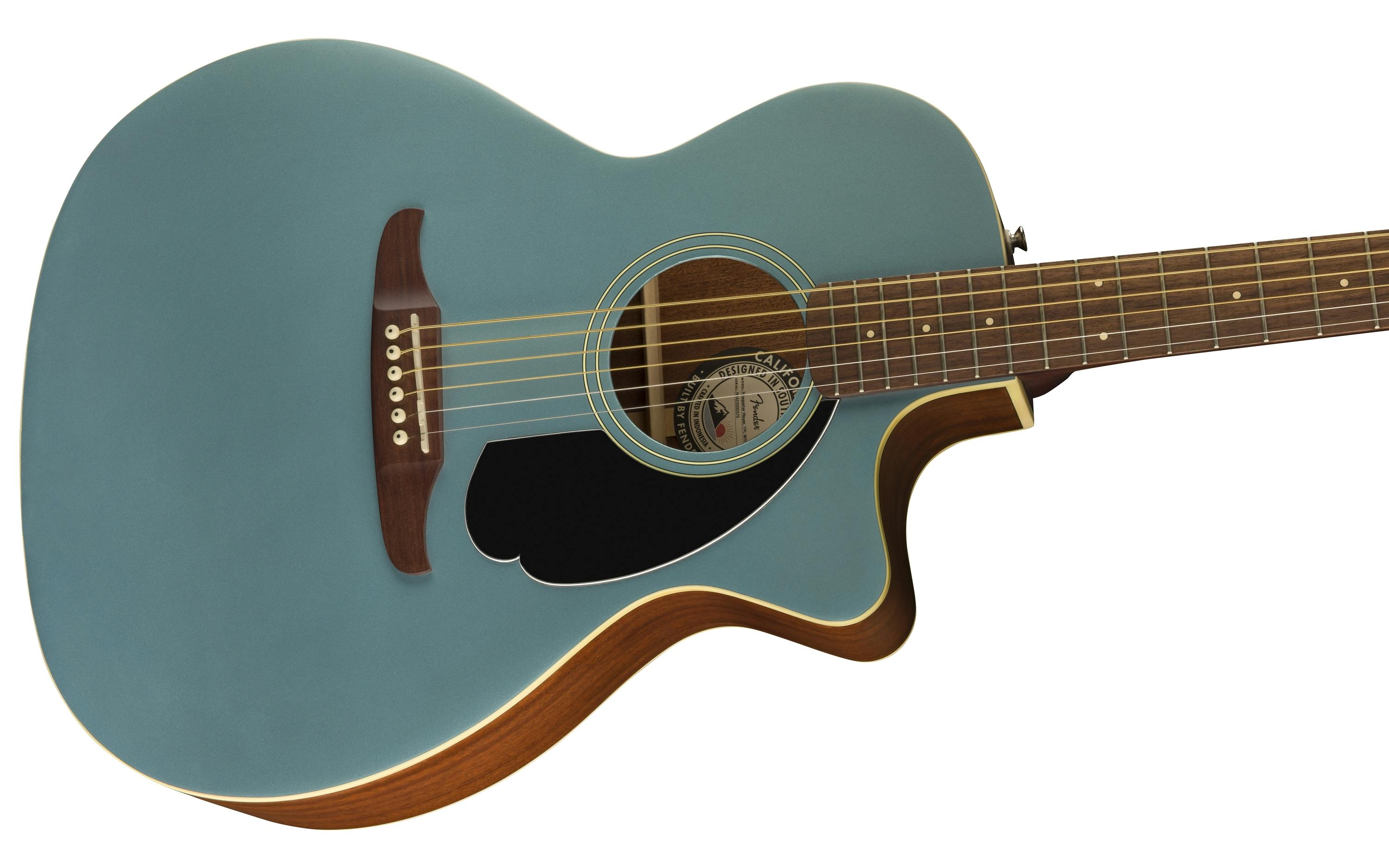 Fender Newporter Player Electro Acoustic Guitar in Tidepool - Andertons  Music Co.