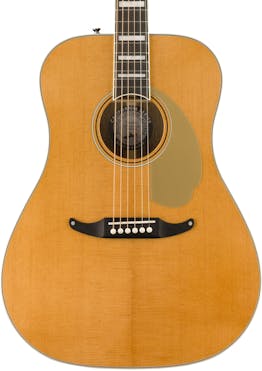 Fender King Vintage Electro Acoustic Guitar in Aged Natural