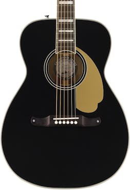 Fender Malibu Vintage Electro Acoustic Guitar in Black