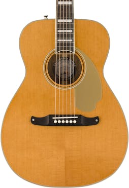 Fender Malibu Vintage Electro Acoustic Guitar in Aged Natural