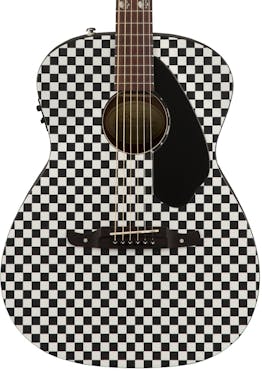 Fender Tim Armstrong Signature Hellcat Electro Acoustic Guitar in Checkerboard