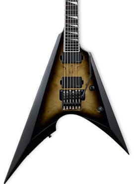 ESP E-II Arrow Electric Guitar in Nebula Black Burst