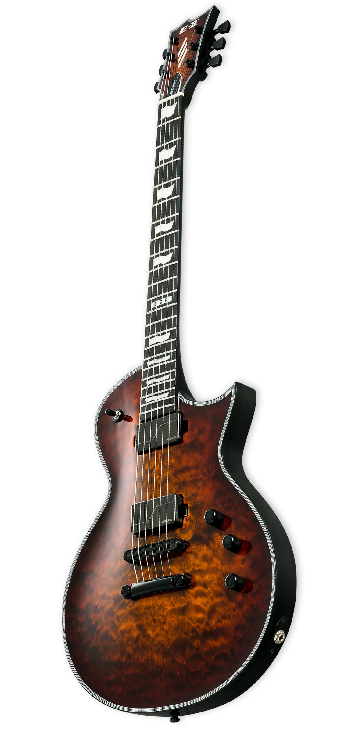 ESP E-II Eclipse Electric Guitar in Tiger Eye Sunburst - Andertons 
