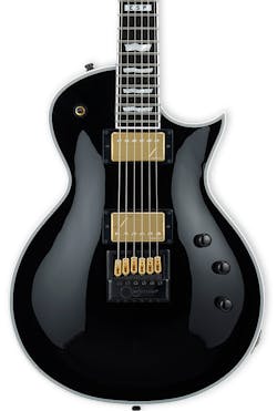 ESP E-II Eclipse Full Thickness EverTune Electric Guitar in Black