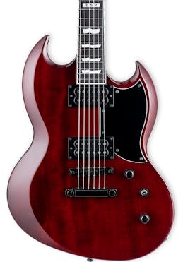 ESP E-II Viper Electric Guitar in See-Thru Black Cherry