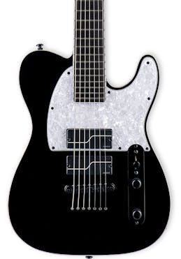 ESP LTD SCT-607 Stephen Carpenter Signature 7-String Baritone Electric Guitar in Black