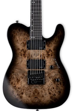 ESP LTD TE-1000 EverTune Electric Guitar in Charcoal Burst