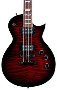 ESP LTD EC-256 Eclipse Quilted Maple Electric Guitar in See Thru Black Cherry