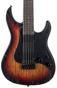 ESP LTD SN-1007 HT Baritone Electric Guitar in Fireblast