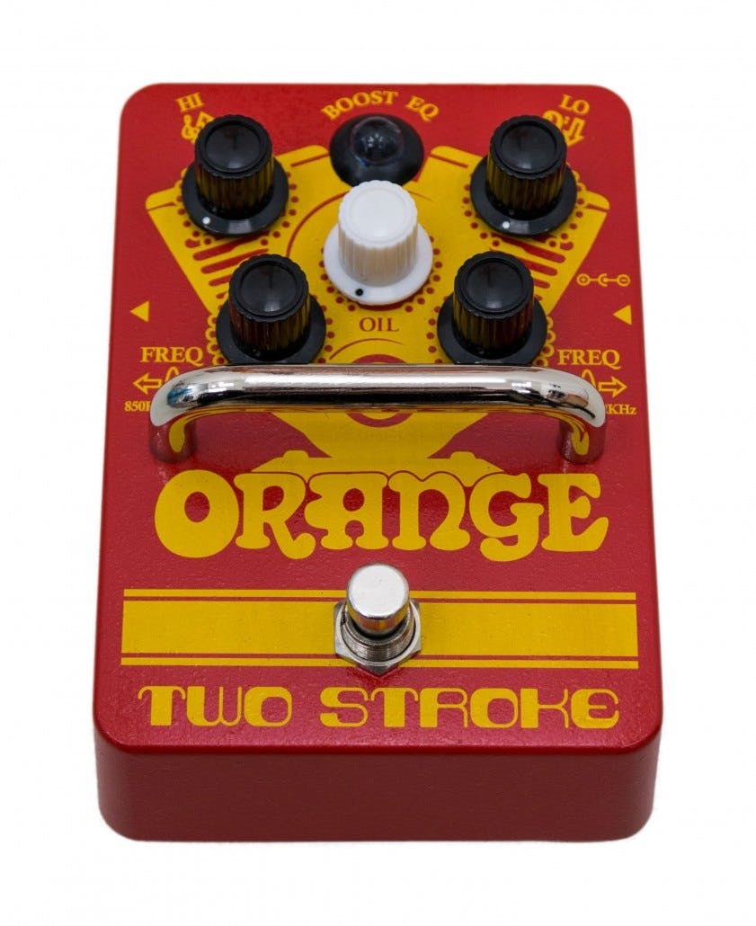 Orange Two Stroke Boost Eq Fx Pedal A!   ndertons Music Co - 