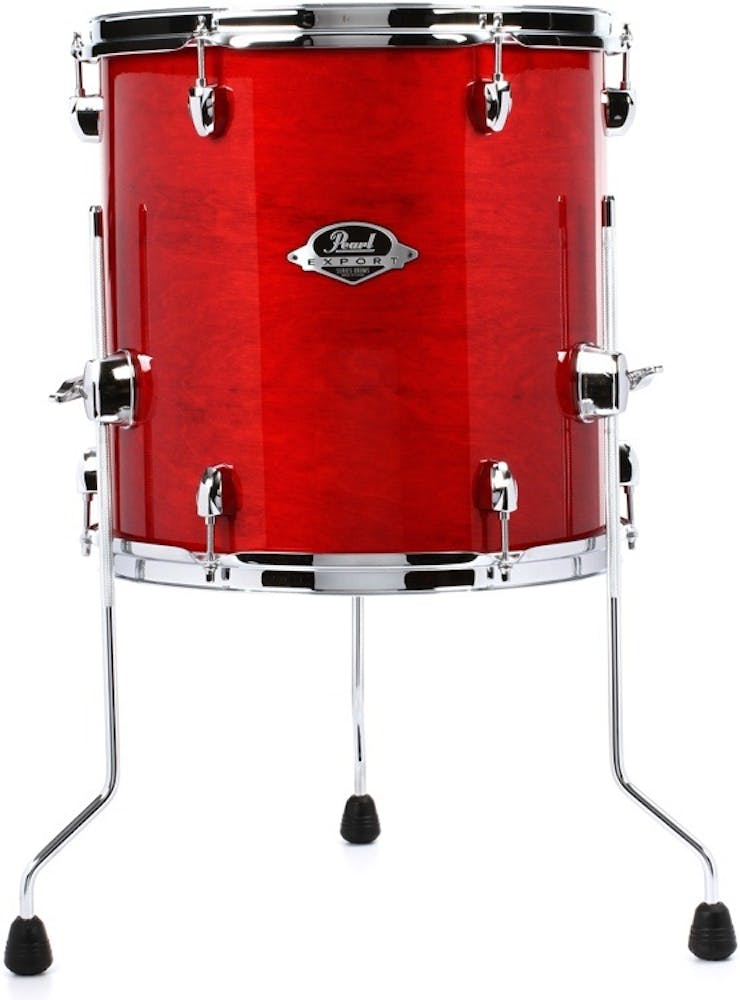 Pearl Export Lacquer 16" x 16" Floor Tom in Natural Cherry