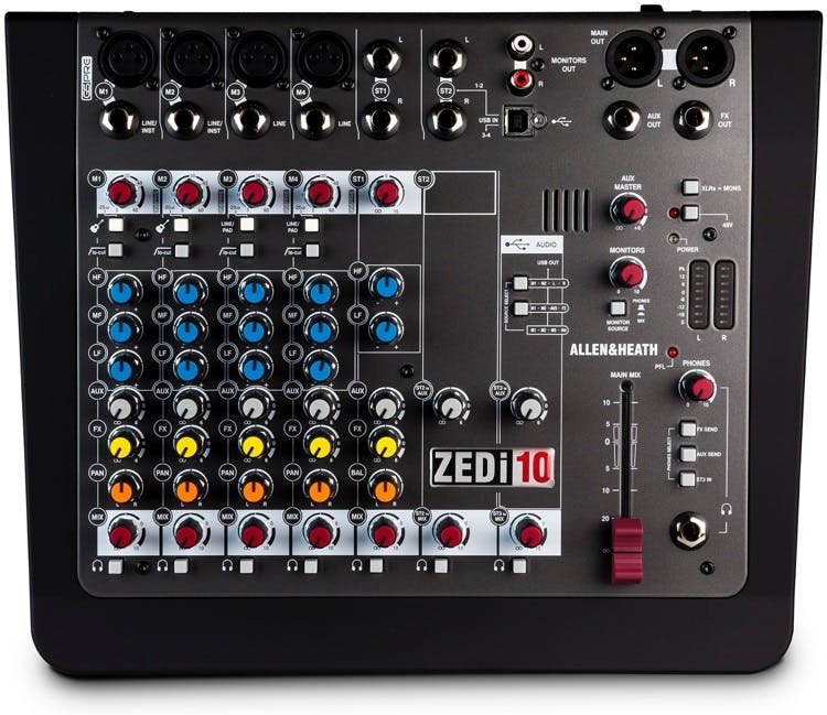 Allen & Heath ZEDi10 Hybrid compact mixer & USB interface