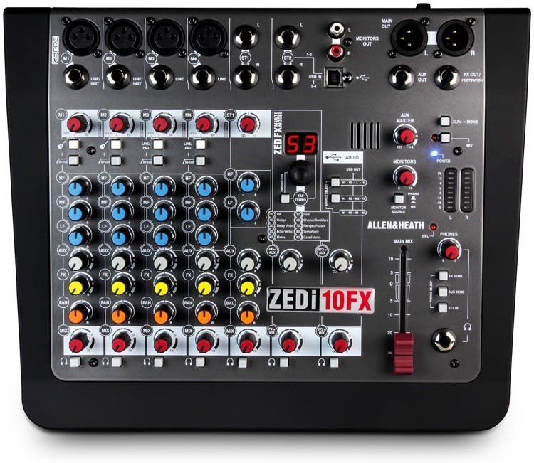 Allen & Heath ZEDi10FX Hybrid compact mixer /USB Interface