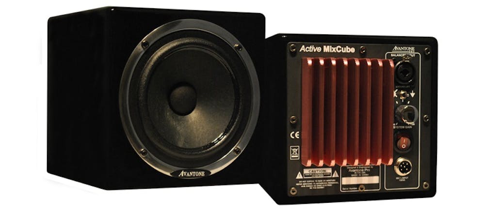 Avantone MixCube Active Full-Range Studio Monitors in Black (pair)