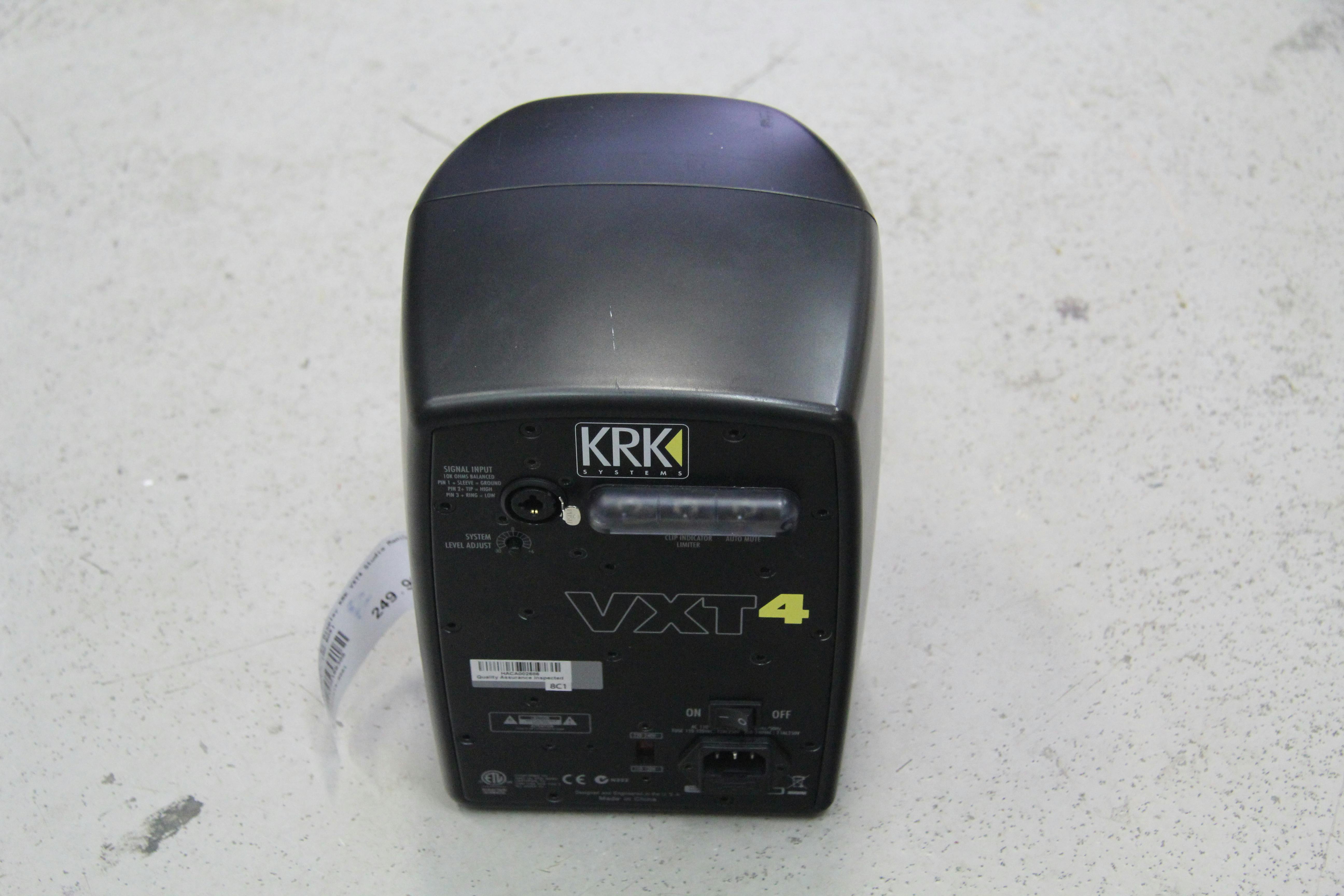 B Stock : KRK VXT4 Studio Monitor (Each) - (NO BOX) - Andertons