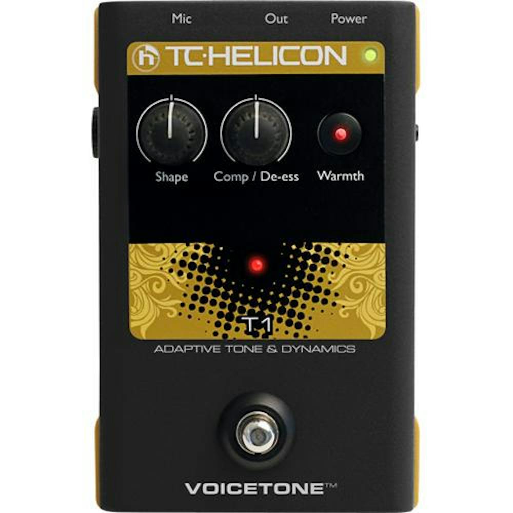 TC Helicon VoiceTone T1 Dynamics & EQ Vocal Stomp Box