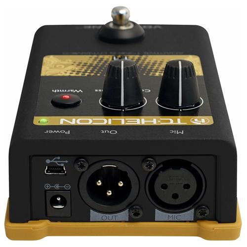 TC Helicon VoiceTone T1 Dynamics & EQ Vocal Stomp Box - Andertons Music Co.