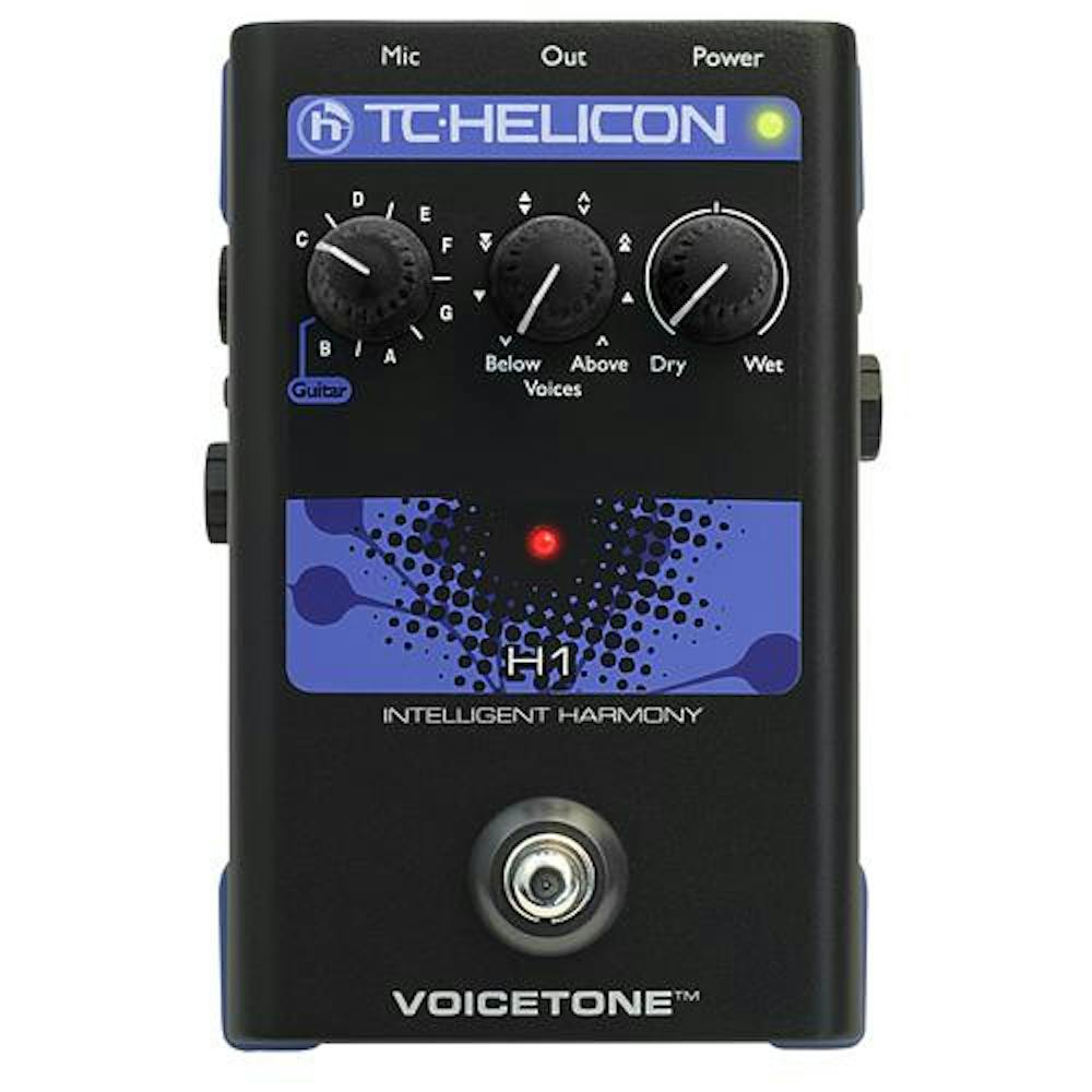 Single-Button Stompbox for Realistic Guitar Controlled Vocal Harmony