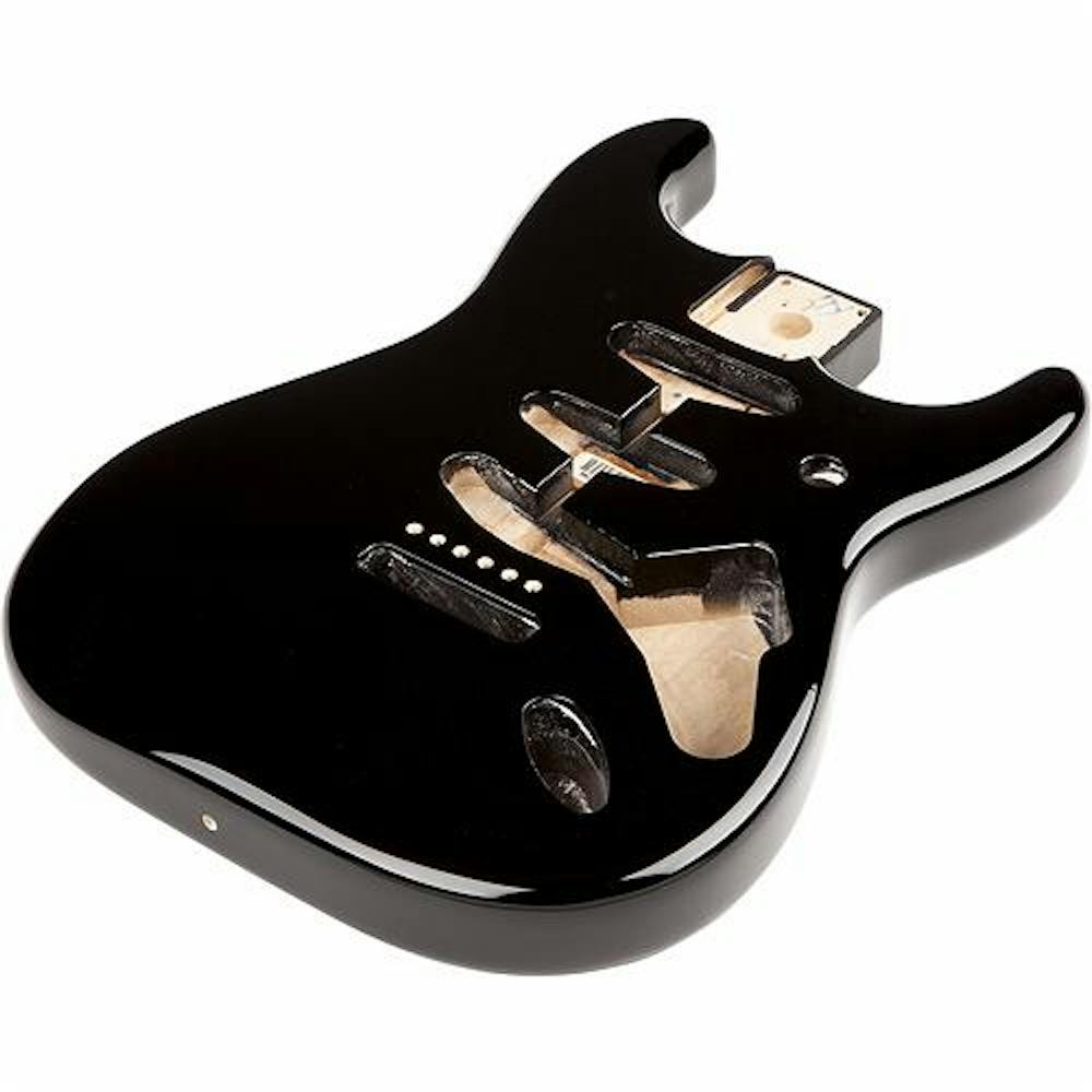 Fender Stratocaster Body with Vintage Bridge in Black