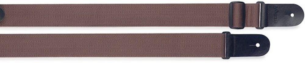 Stagg Woven Cotton Guitar Strap - Brown