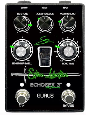 Foxgear Gurus Echosex 3 Steve Lukather Signature, Tap Tempo Delay, Hi Voltage Preamp Pedal