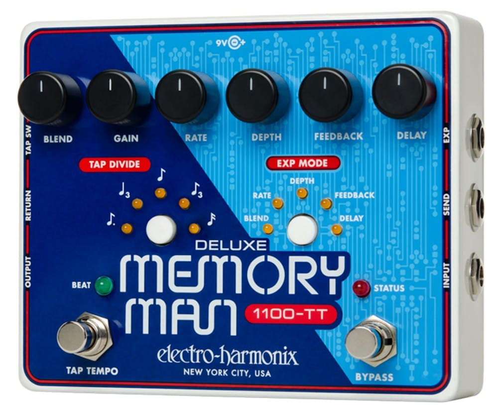 Electro Harmonix Deluxe Memory Man 1100 delay with Tap Tempo