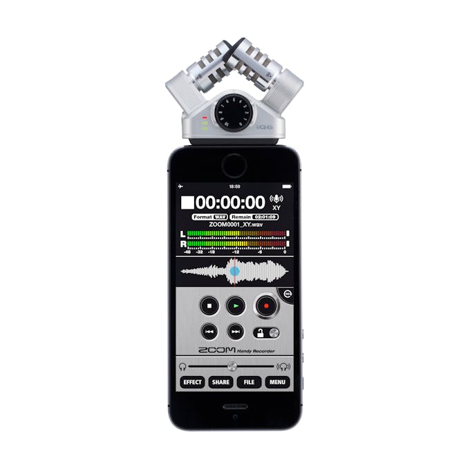 Zoom Iq6 Stereo X Y Mic For Lightning Ios Devices Andertons Music Co