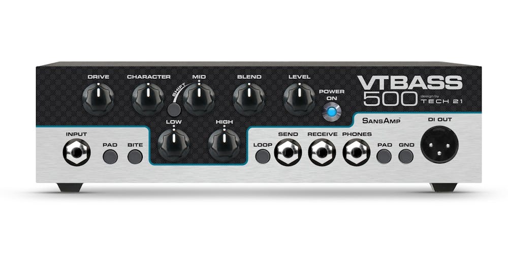 Tech 21 VT Bass 500 - 500w Character Series Bass Amp Head