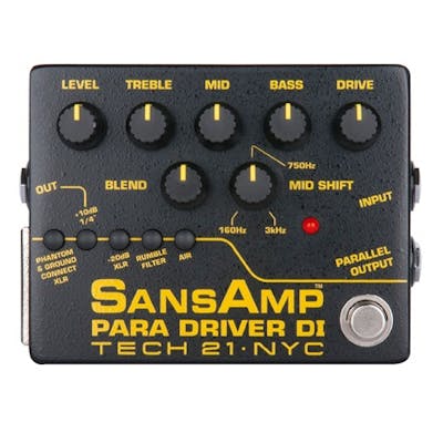Tech 21 SansAmp Para Driver DI Instrument Pre-amp Pedal