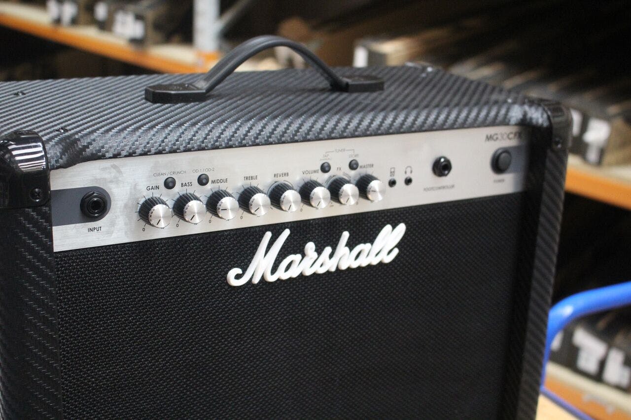 B Stock : Marshall MG30CFX 30w Carbon Fibre Finish Guitar Combo